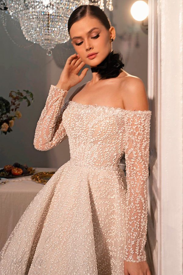 свадебное платье минимализм
